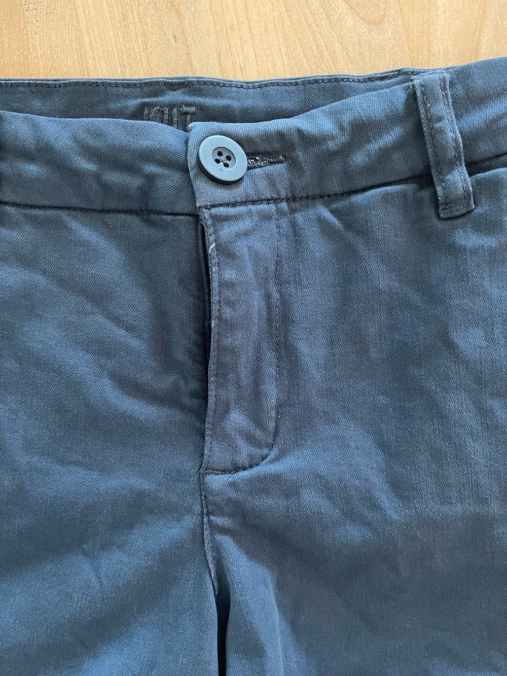 KUT From The Kloth Navy Tailored Shorts High Rise Cotton Stretch Classic Summer - Picture 14 of 16